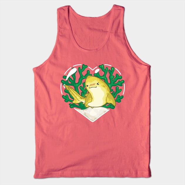 CRUSH, the Lemon Shark Tank Top by bytesizetreasure